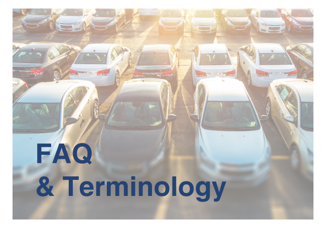 Auto Dealer Supplies Terminology
