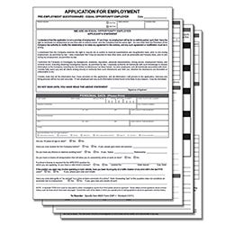 Employment Forms & Supplies