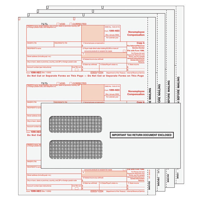 1099 Kits & 1096 Transmittal