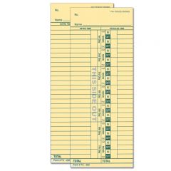 Parts Time Cards