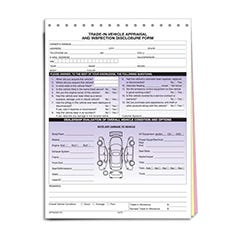 Vehicle Trade-In Appraisal Forms