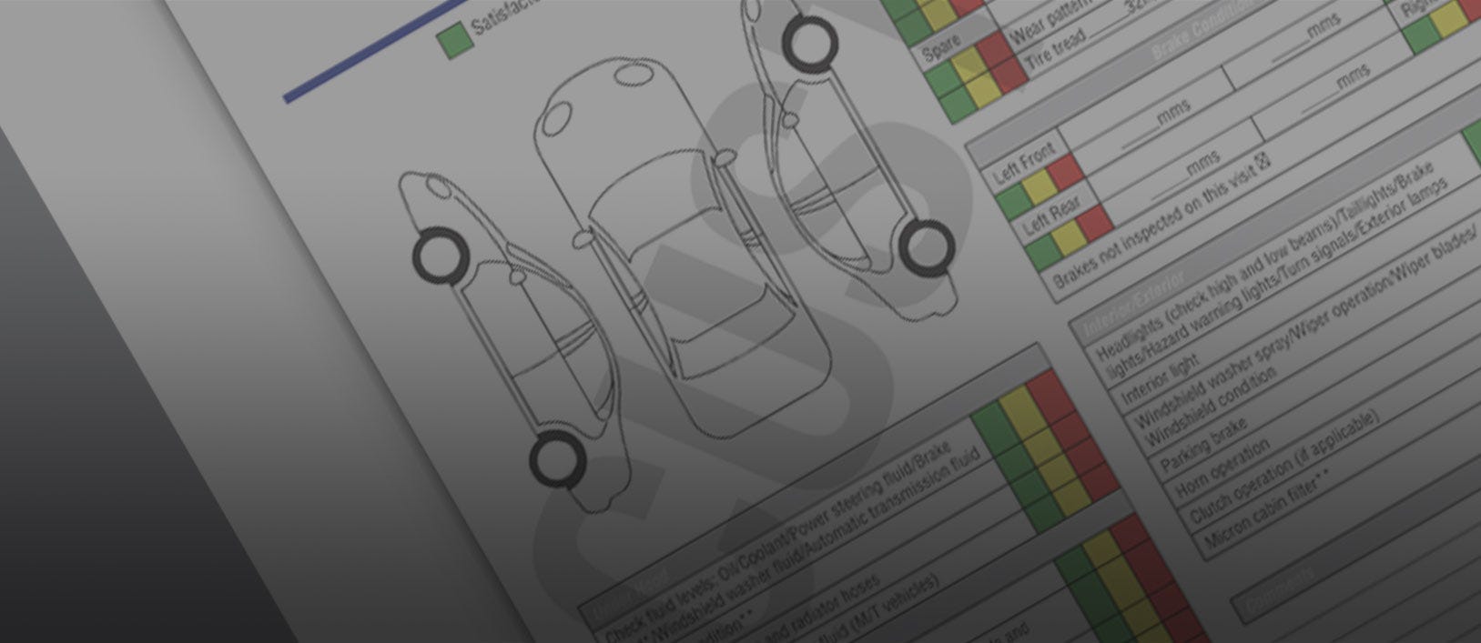 Multi-Point Inspection Sheets | Auto Dealer Supplies
